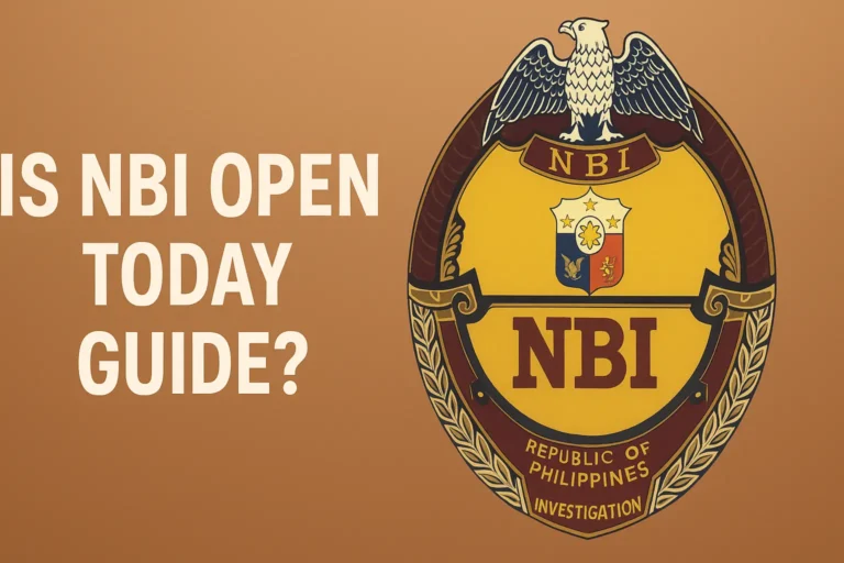 Is NBI Open Today Guide