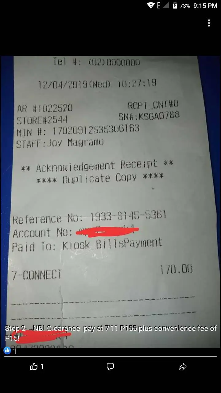 NBI Clearance Fee Philippines